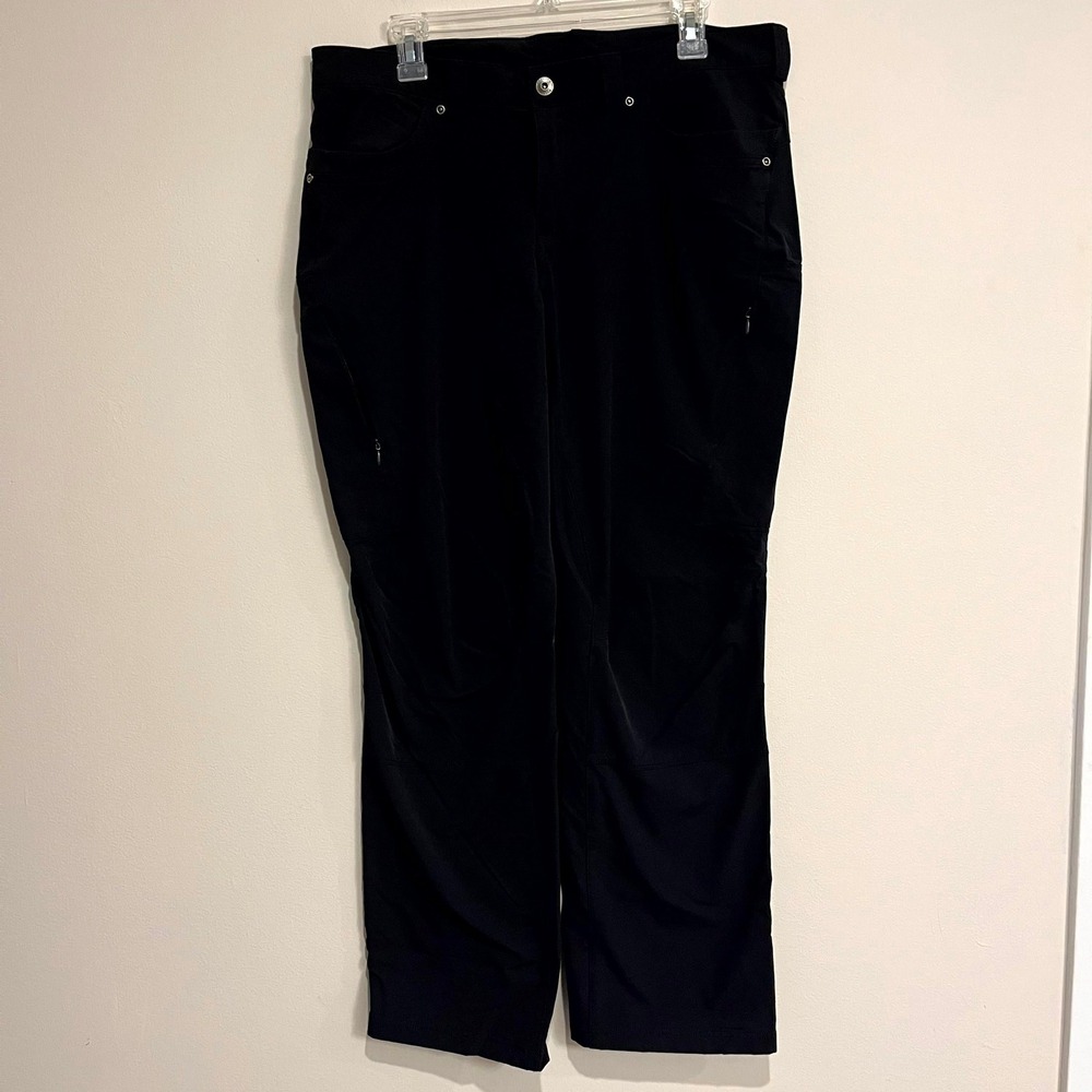 Duluth Trading Pants Flexpedition Bootcut Black Utility Outdoor Womens 14x31
